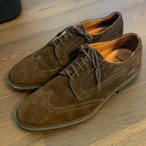 J.Crew Suede Wingtips in Brown